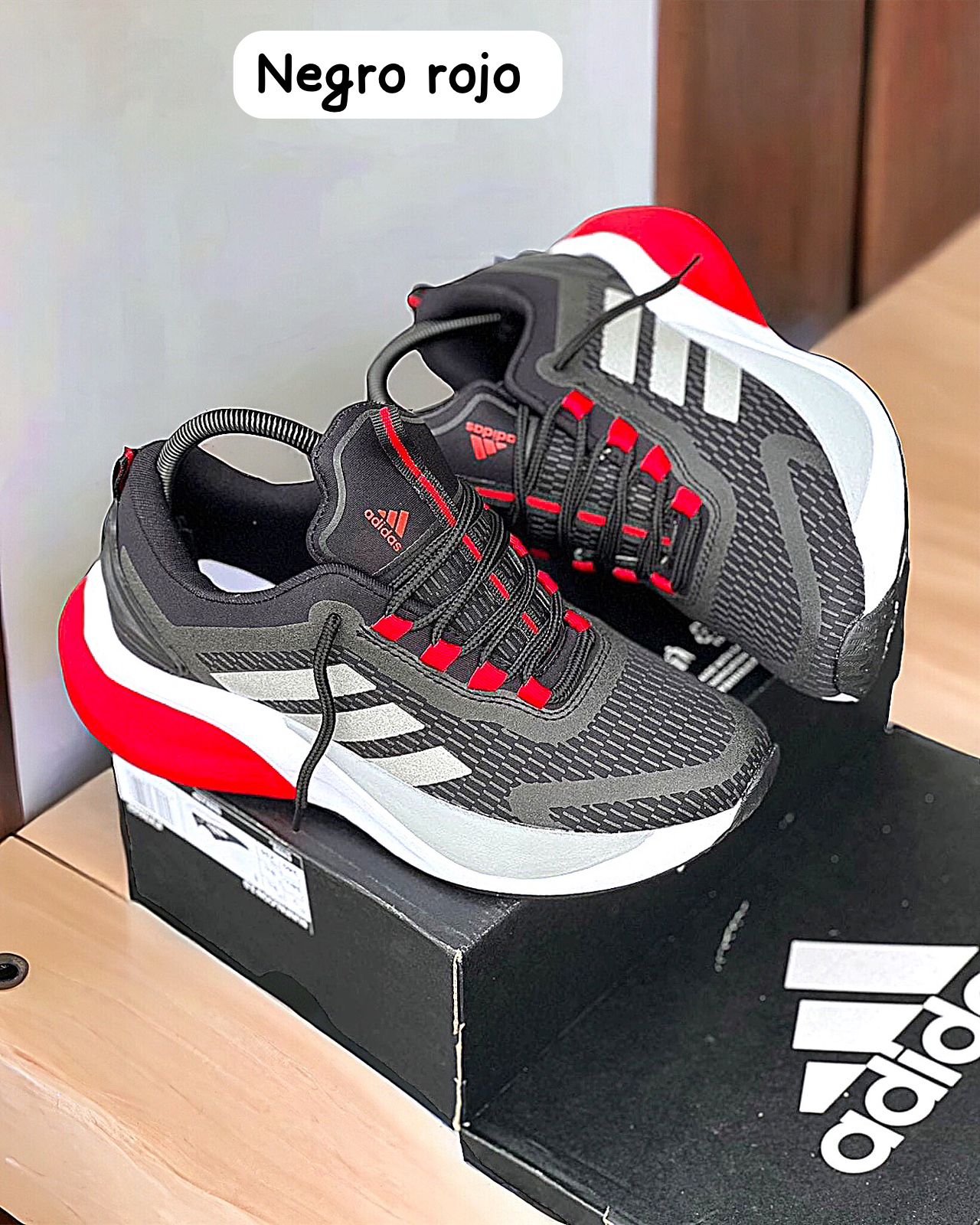 Run Falcon 2.0 - ¡LIQUIDACIÓN TOTAL! Negro Rojo / 37 Moda