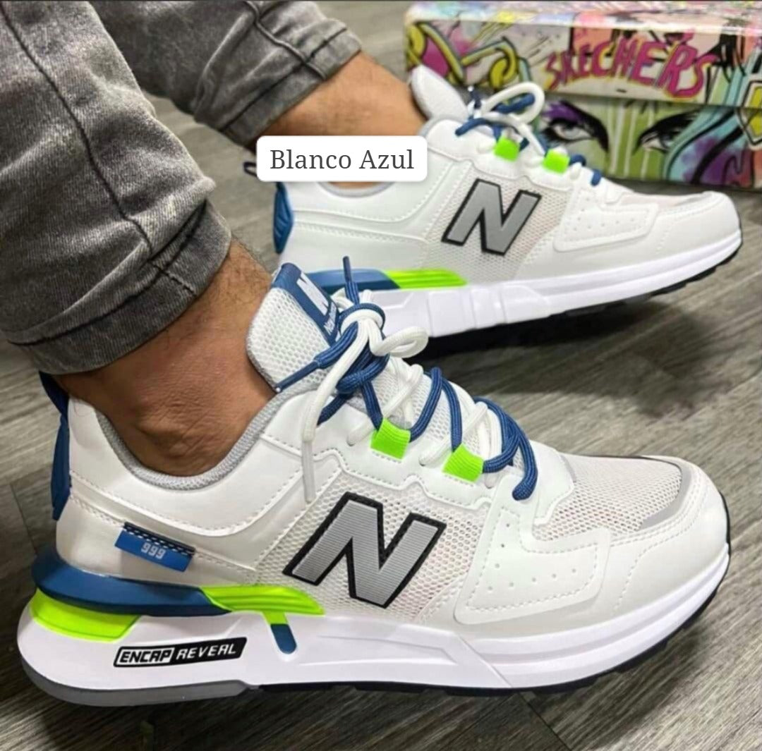NB Encap Reveal 999 - ¡LIQUIDACIÓN TOTAL! 42 / Blanco Azul Tênis