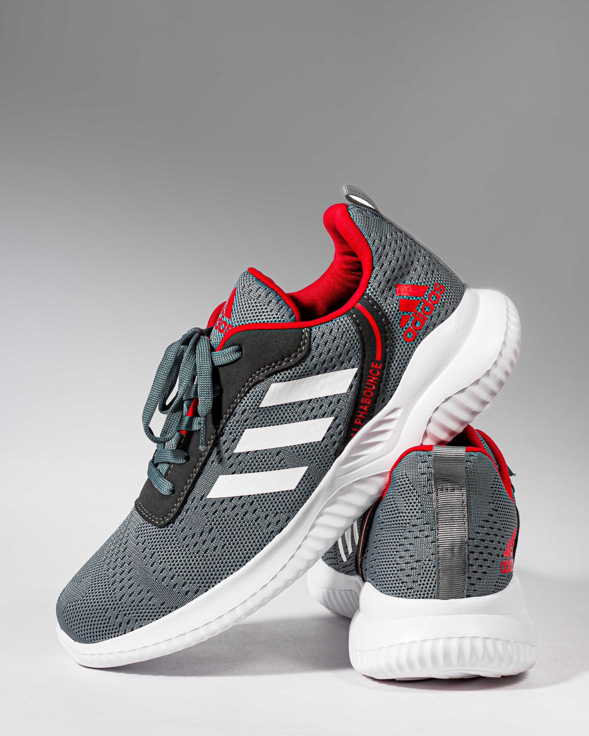 AD Alphabounce Caballero - ¡LIQUIDACIÓN TOTAL! 37 / Gris Rojo Tênis