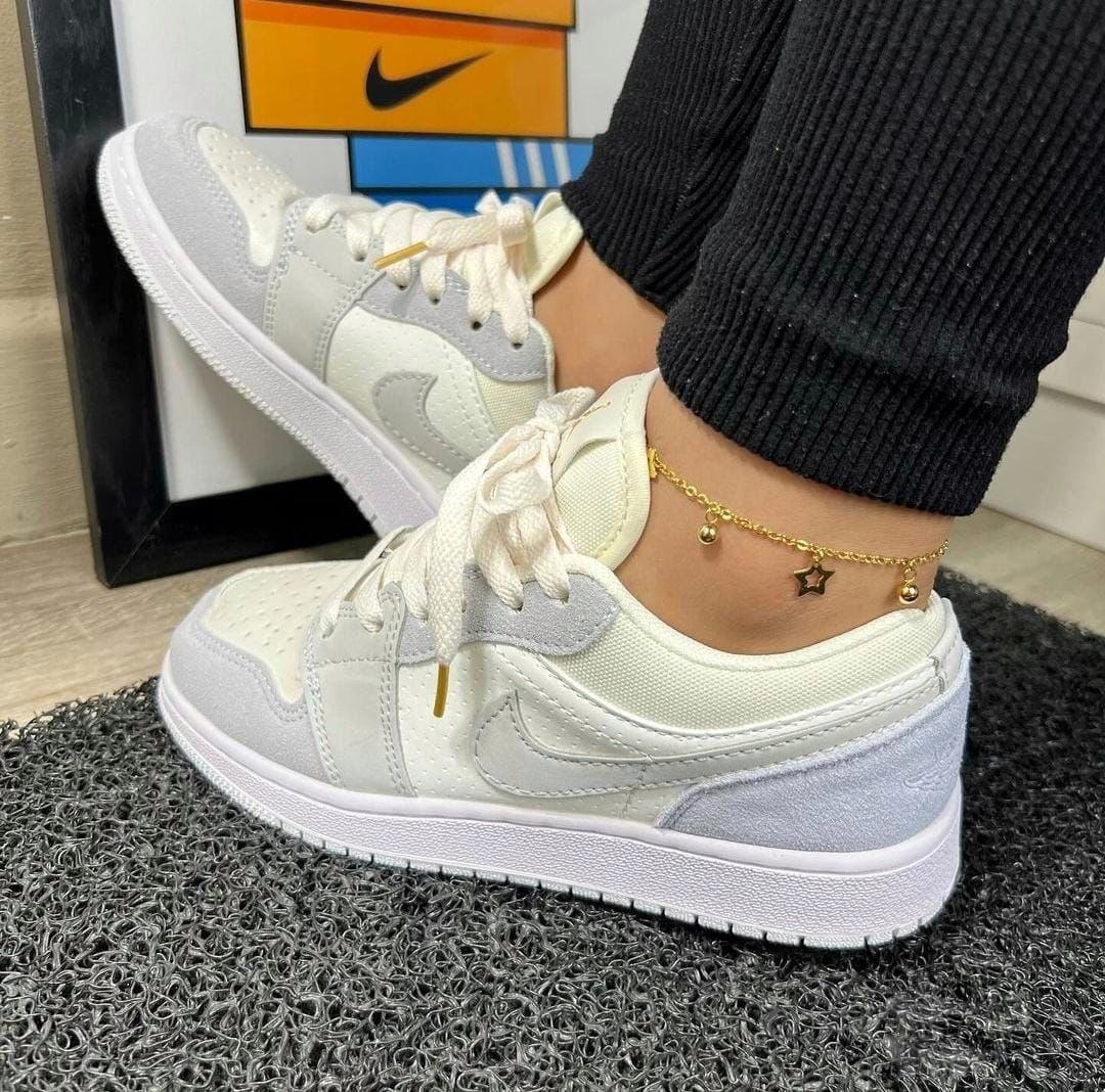 NK Dunk Low Capellada - ¡LIQUIDACIÓN TOTAL! 35 / Blanco Gris Tênis