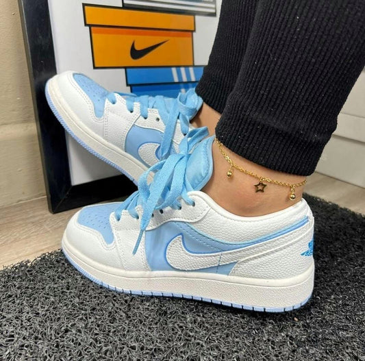 NK Dunk Low Capellada - ¡LIQUIDACIÓN TOTAL! 35 / Blanco Azul Tênis