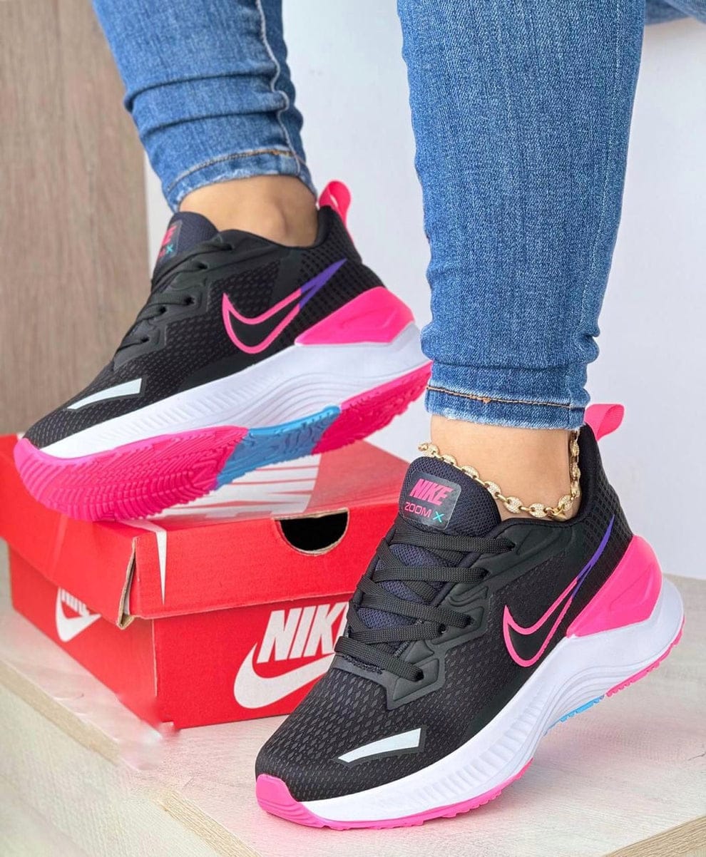NK Zoom X Dama - ¡LIQUIDACIÓN TOTAL! 40 / Negro/Rosa Moda