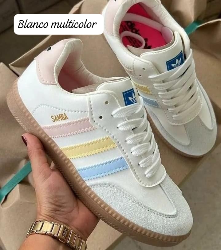AD Samba Dama - ¡LIQUIDACIÓN TOTAL! Blanco Multicolor / 35 Tênis