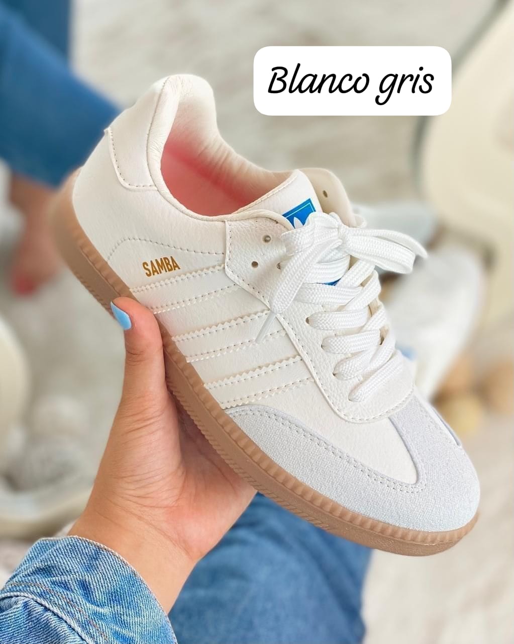 AD Samba Dama - ¡LIQUIDACIÓN TOTAL! Blanco Gris / 35 Tênis