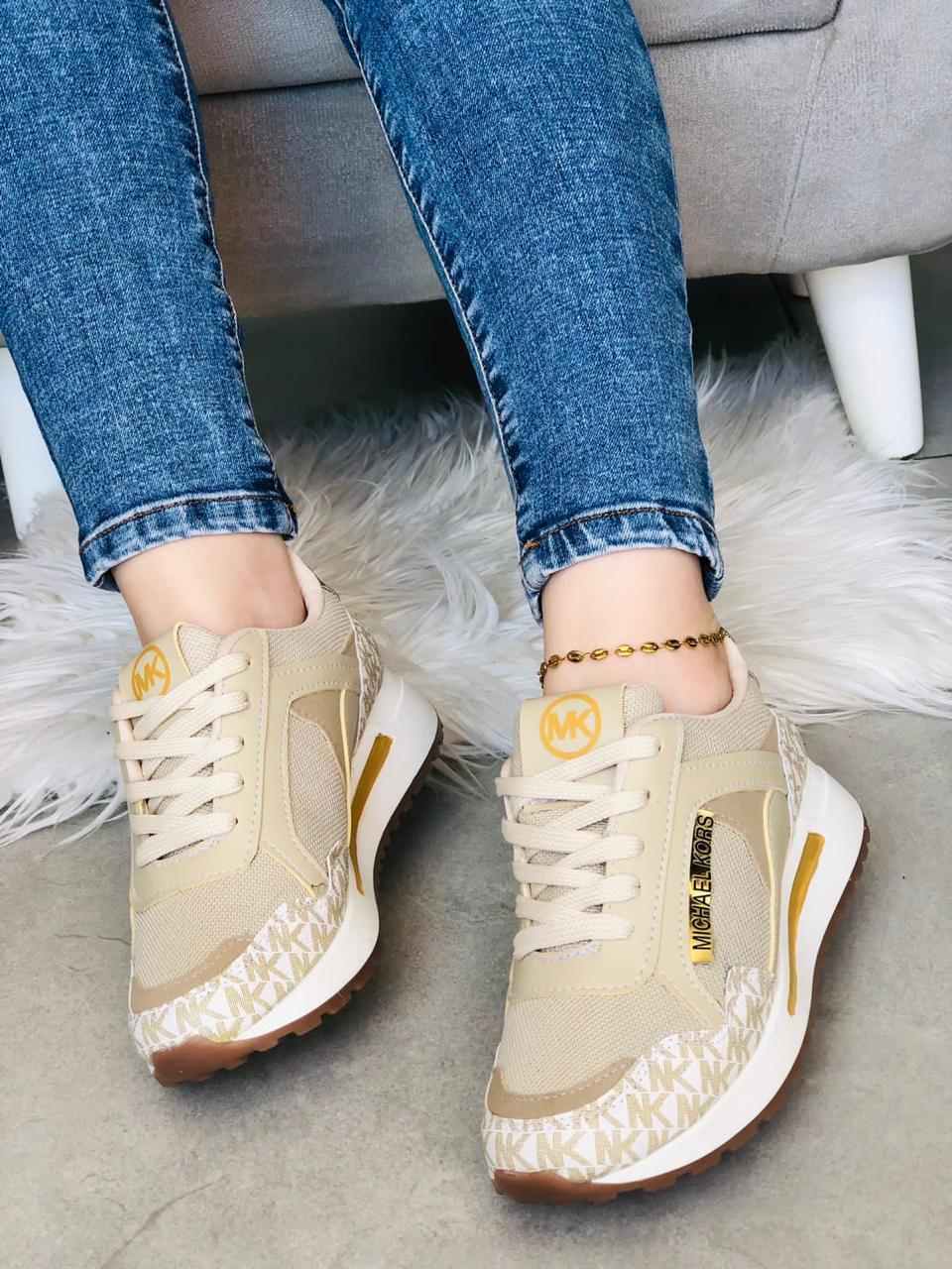 MK Dama Extra - ¡LIQUIDACIÓN TOTAL! Beige / 35 Tênis