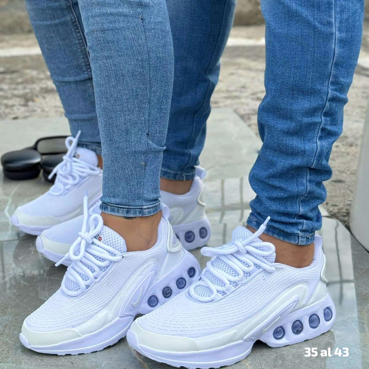 NK AirDn Unisex - LIQUIDACIÓN TOTAL! Blanco / 35 Moda
