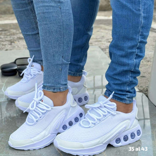 NK AirDn Unisex - LIQUIDACIÓN TOTAL! Blanco / 35 Moda
