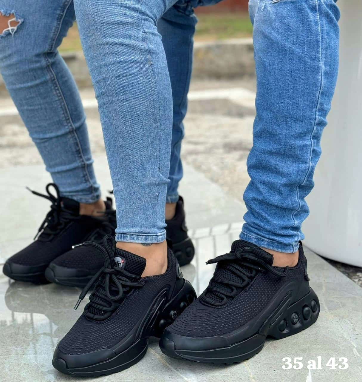 NK AirDn Unisex - LIQUIDACIÓN TOTAL! Negro / 35 Moda