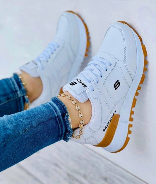 Skechers Blanco Dama - ¡LIQUIDACIÓN TOTAL! Moda
