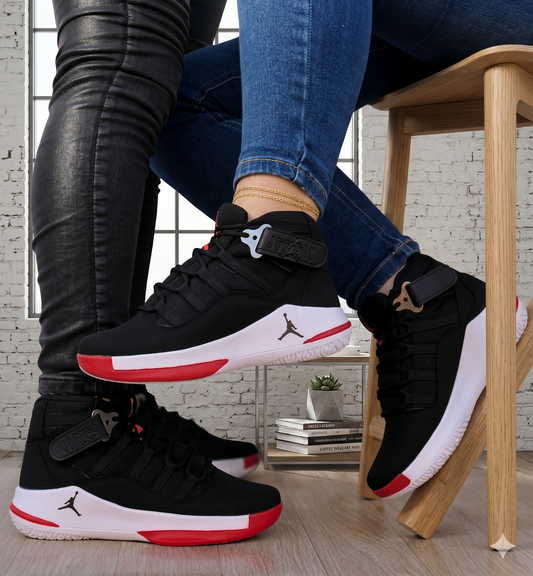 BT JD Negro Rojo Unisex - OFERTA DEL DÍA